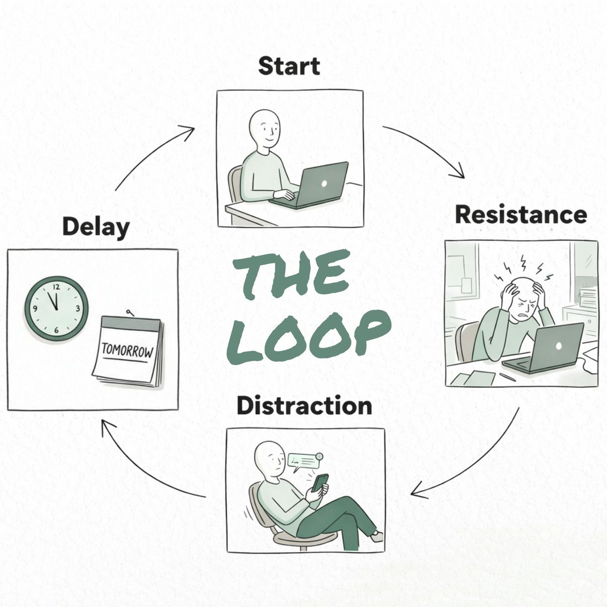 The procrastination loop